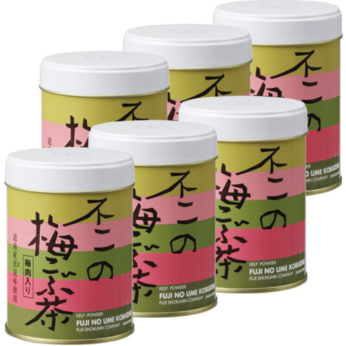 不二の梅こぶ茶6個セット