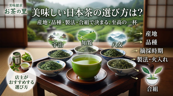 美味しい日本茶の選び方は？